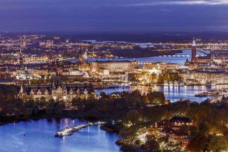 mini stockholm night view